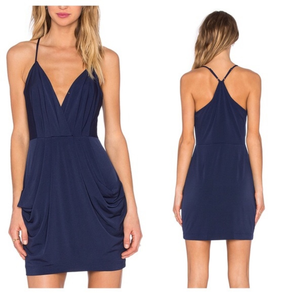 Bcbg navy short dress